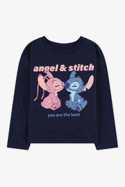 Chandail Lilo & Stitch - Enfant fille && BLEU
