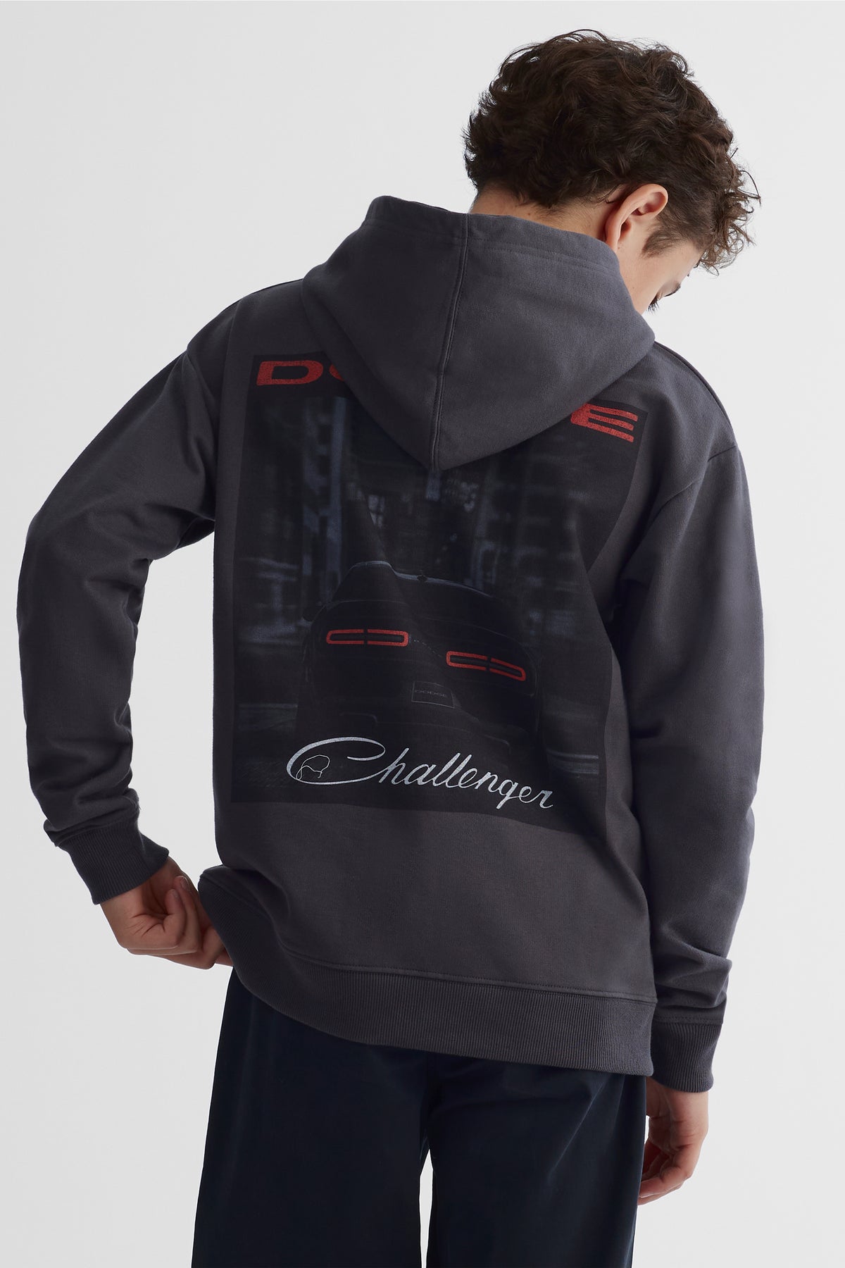 Chandail ouaté Dodge - Ado garçon && GRIS