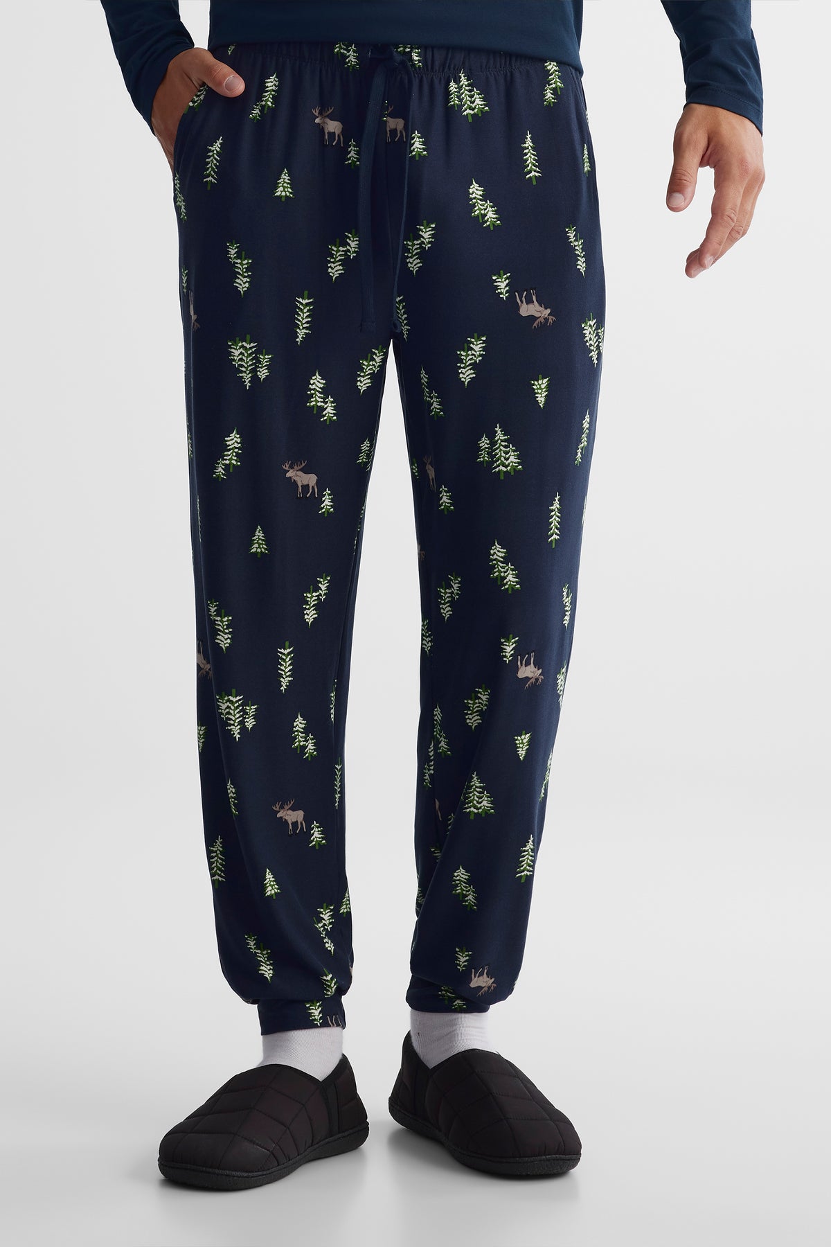 Pantalon extensible 2/40$ - Homme && MARIN/MULTI
