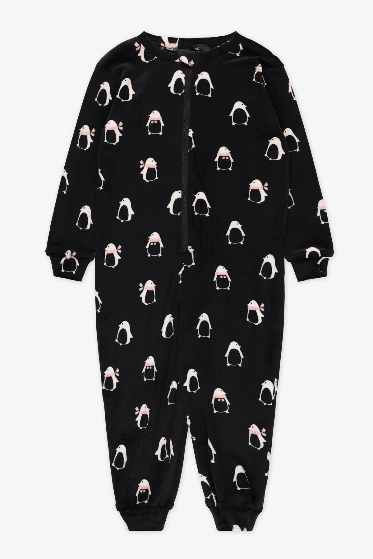Pyjama une-pièce extensible - Enfant fille && NOIR/MULTI