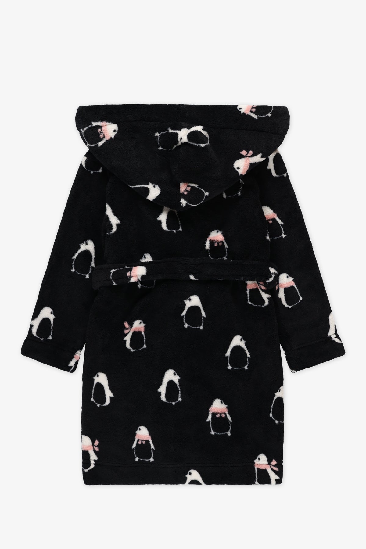Robe de chambre à capuchon - Enfant fille && NOIR/MULTI