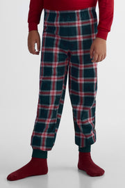 Pantalon côtelé - Ado garçon && VERT/MULTI