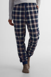 Pantalon côtelé - Femme && BLEU MULTI