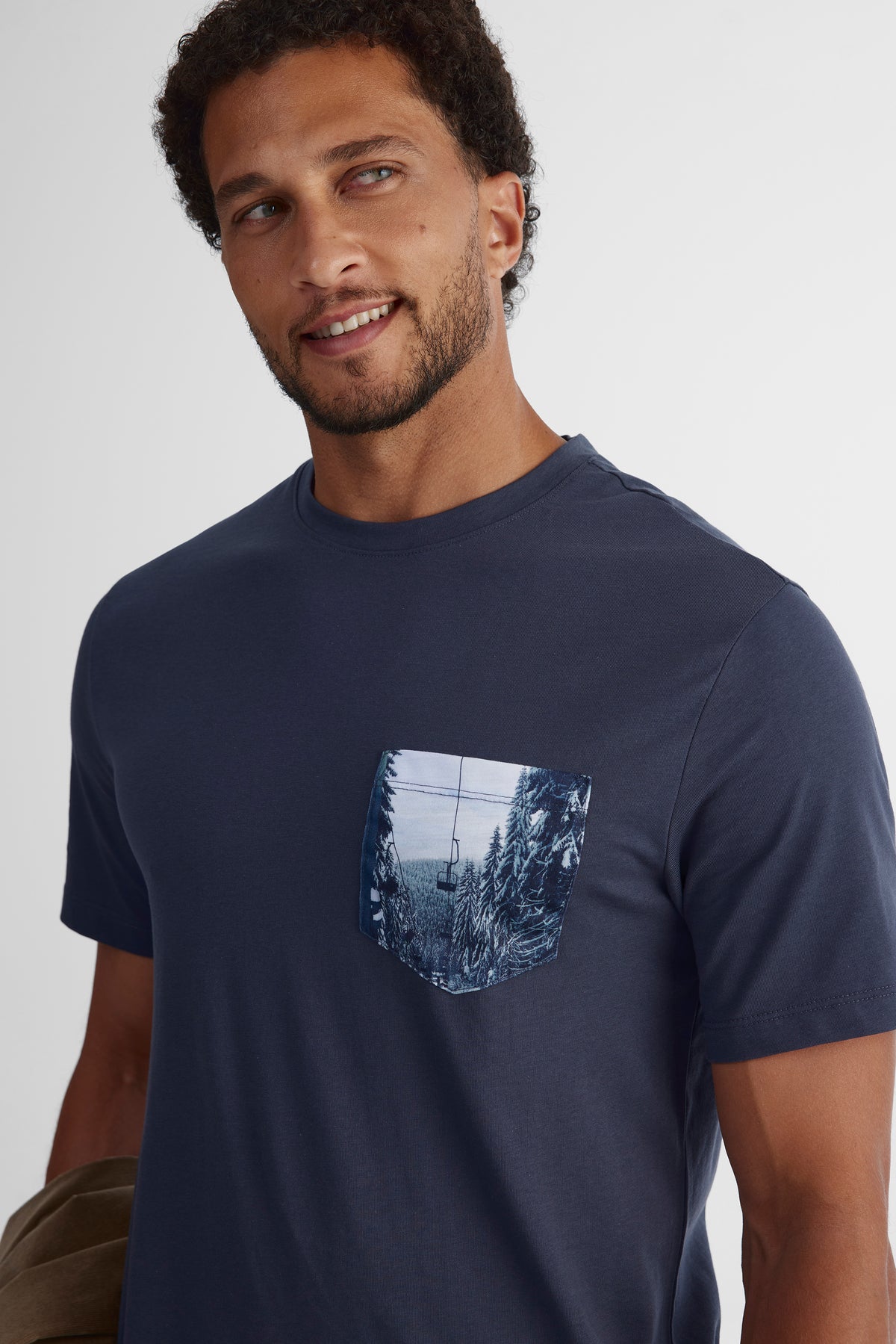T-shirt imprimé 2/30$ - Homme && BLEU