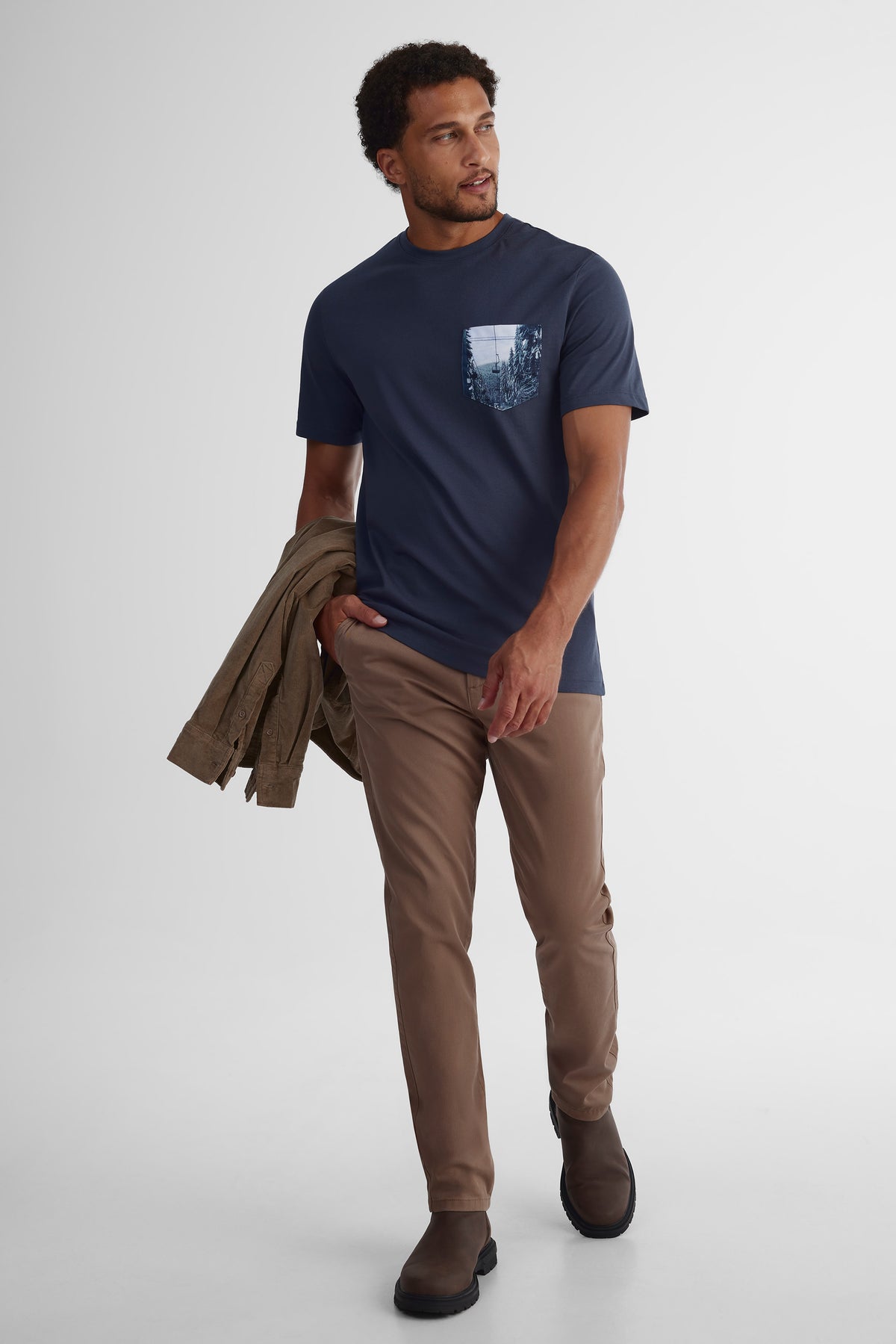 T-shirt imprimé 2/30$ - Homme && BLEU