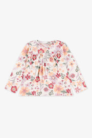 Chandail léger extensible - Bébé fille && BLANC CASSÉ/MULTI