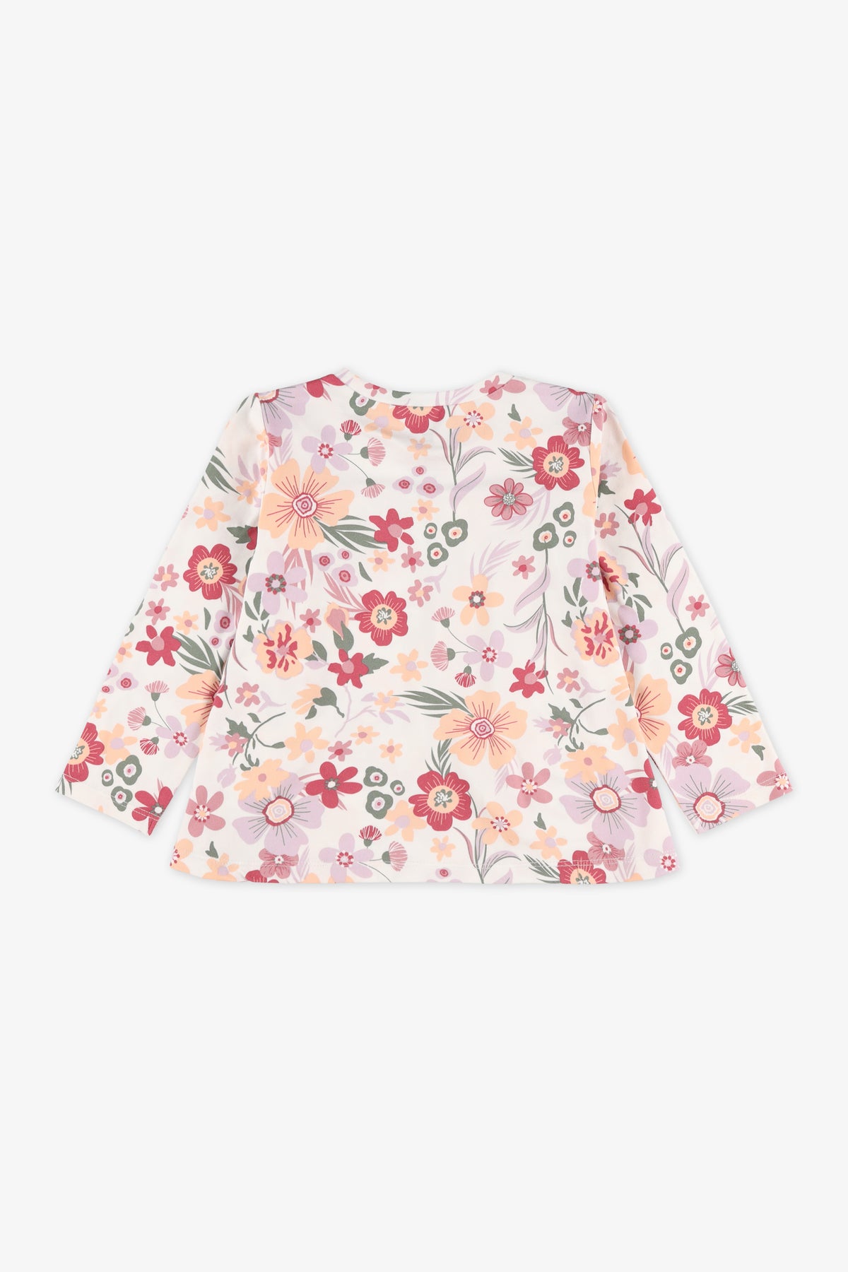 Chandail léger extensible - Bébé fille && BLANC CASSÉ/MULTI