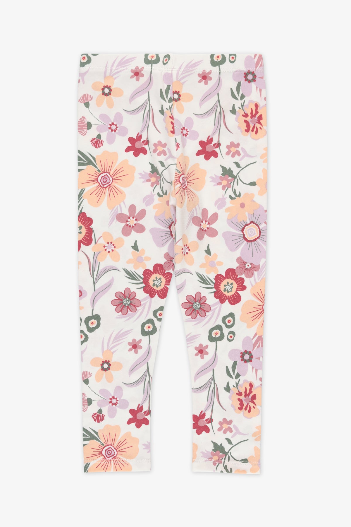 Legging extensible 2/15$ - Bébé fille && BLANC CASSÉ/MULTI