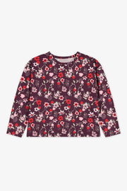 Chandail léger extensible 2/20$ - Enfant fille && ROUGE VIN