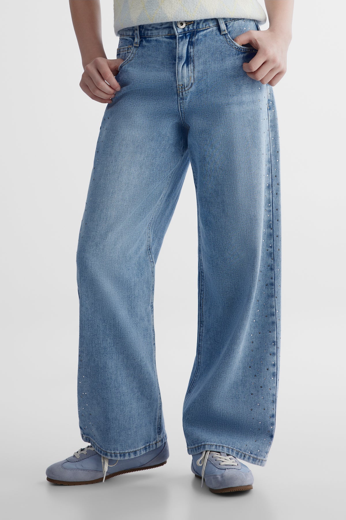 Jean en jean - Ado fille && DENIM MOYEN