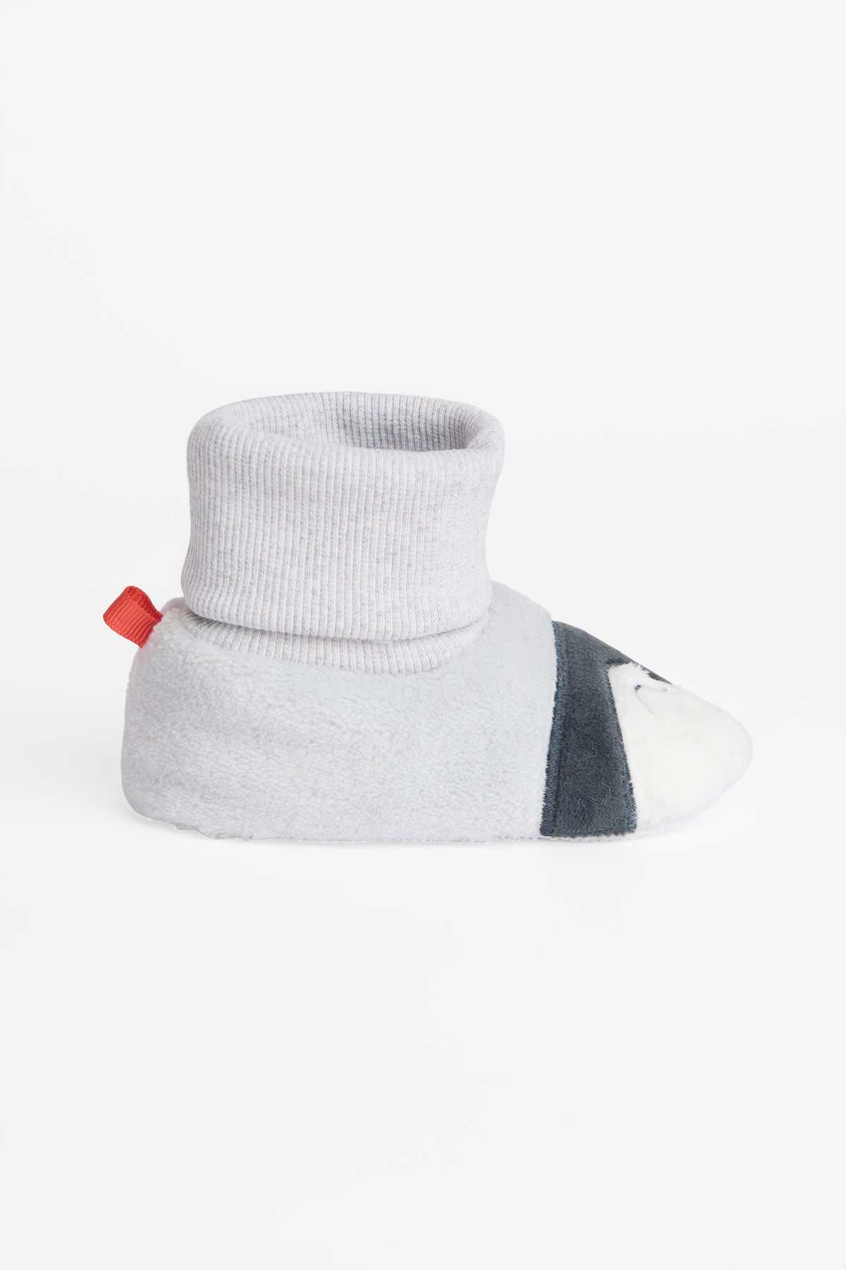 Pantoufles côtelée - Bébé garçon && GRIS PALE