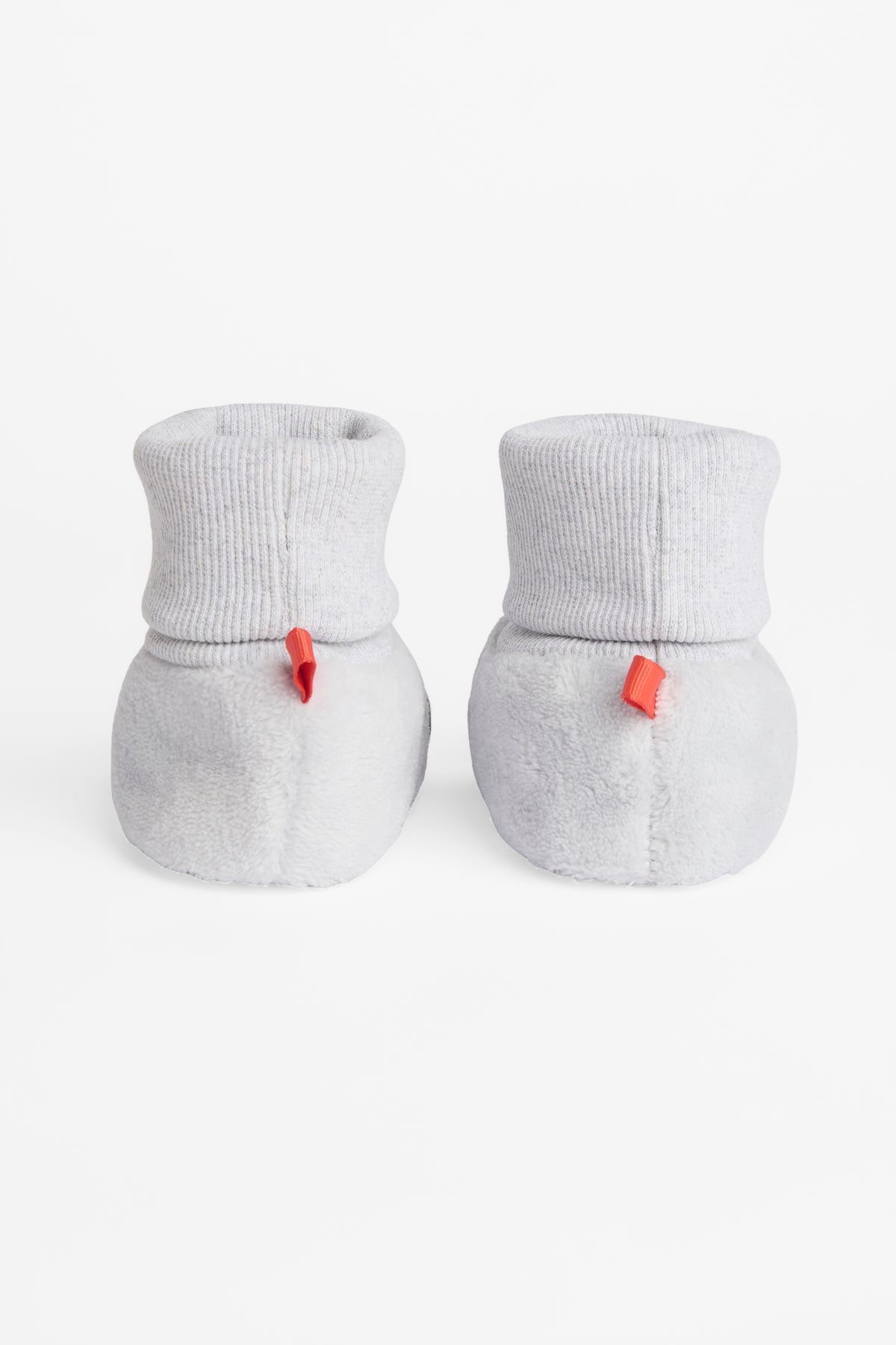 Pantoufles côtelée - Bébé garçon && GRIS PALE