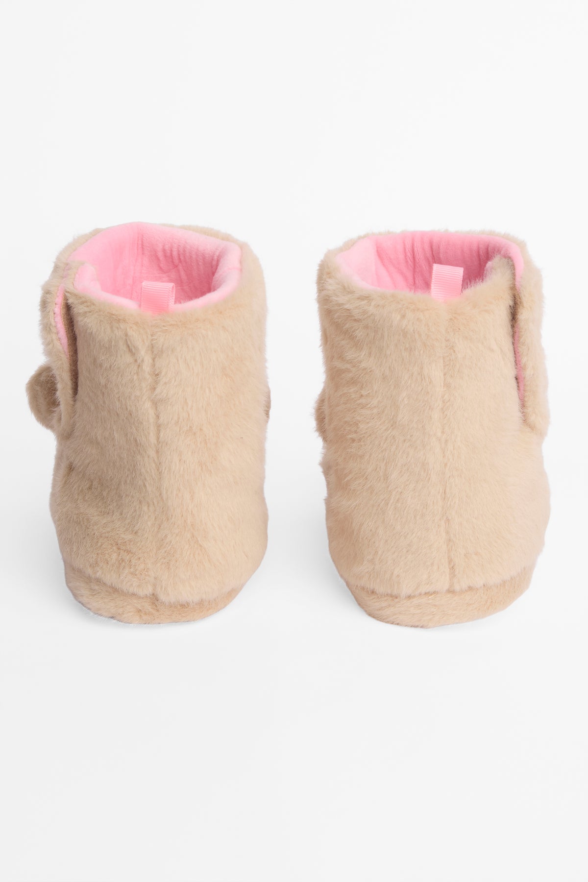Pantoufles bottillons - Enfant fille && TAUPE