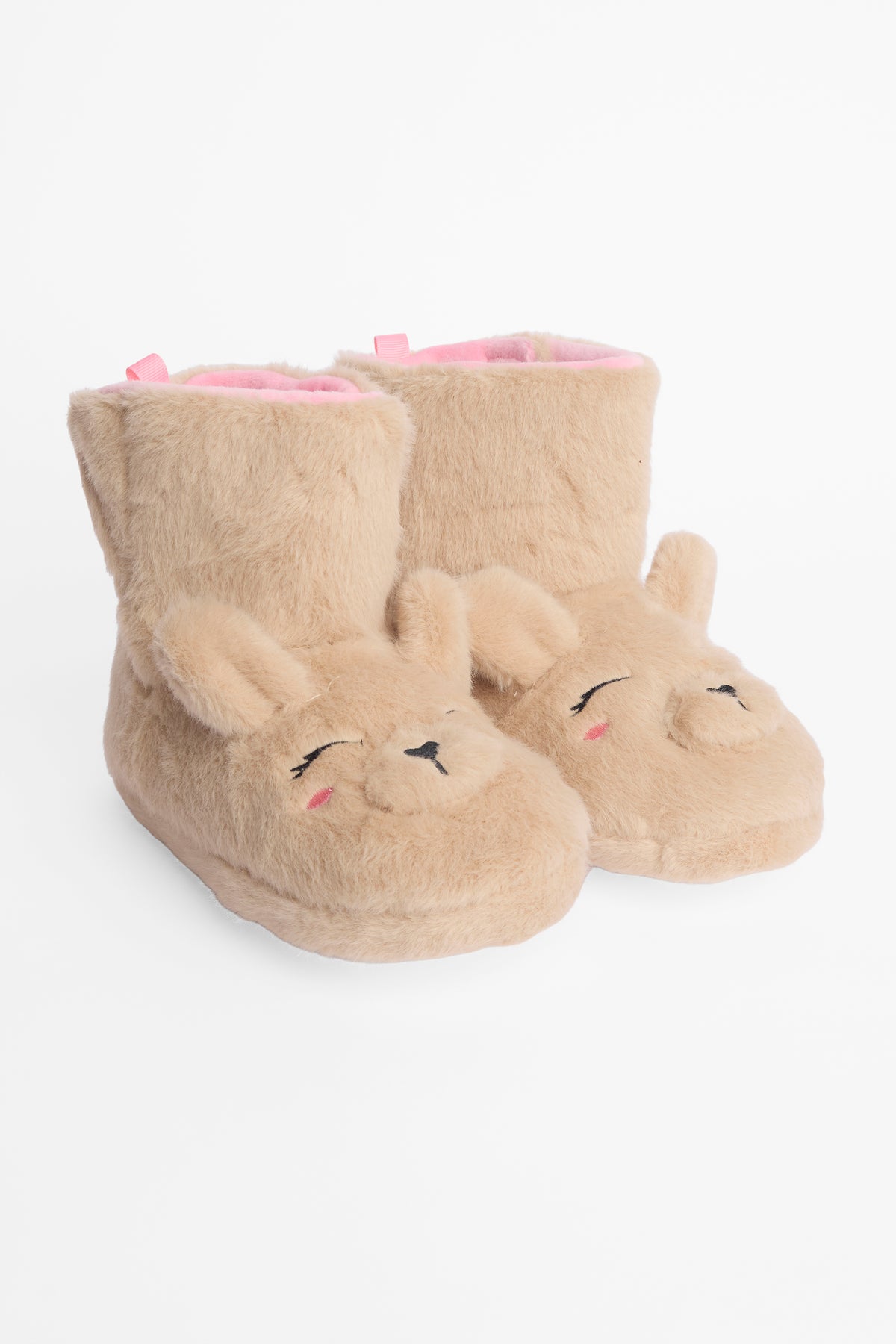 Pantoufles bottillons - Enfant fille && TAUPE