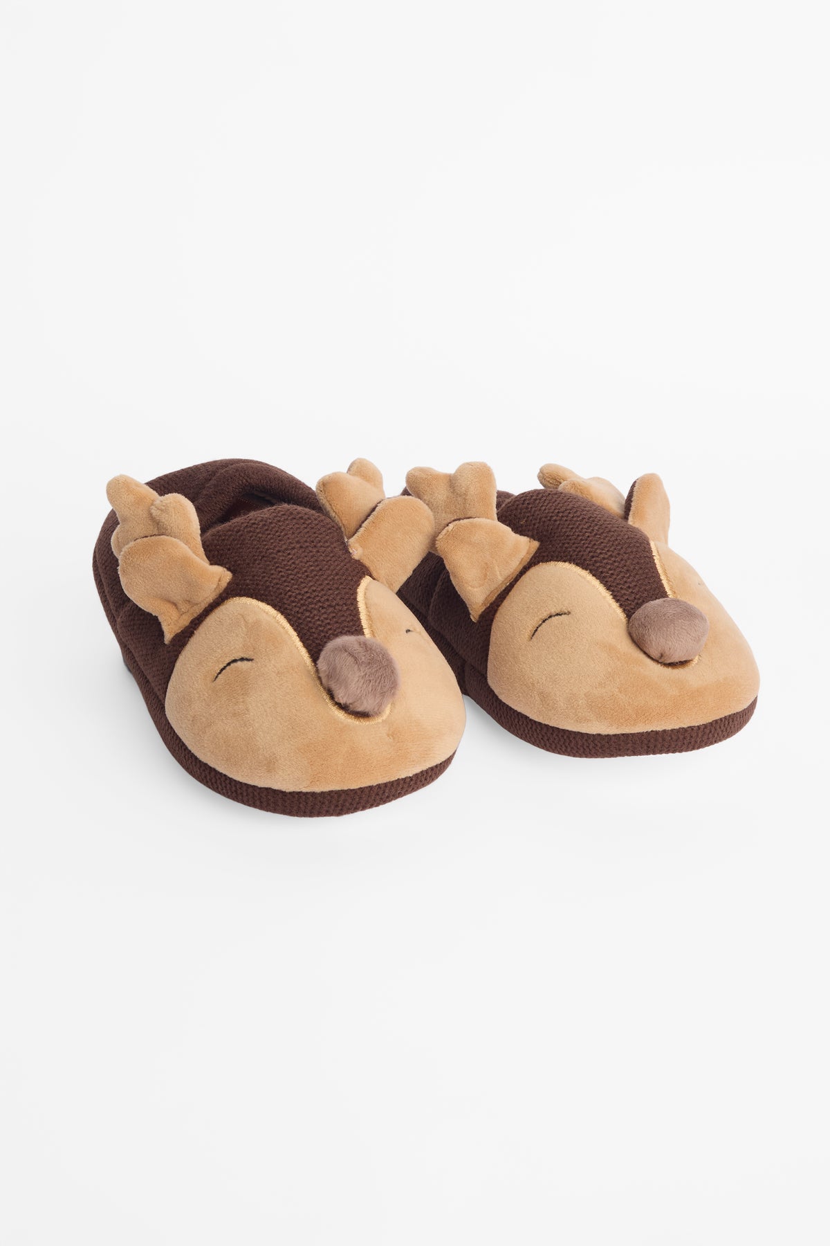 Pantoufles - Enfant fille && BRUN
