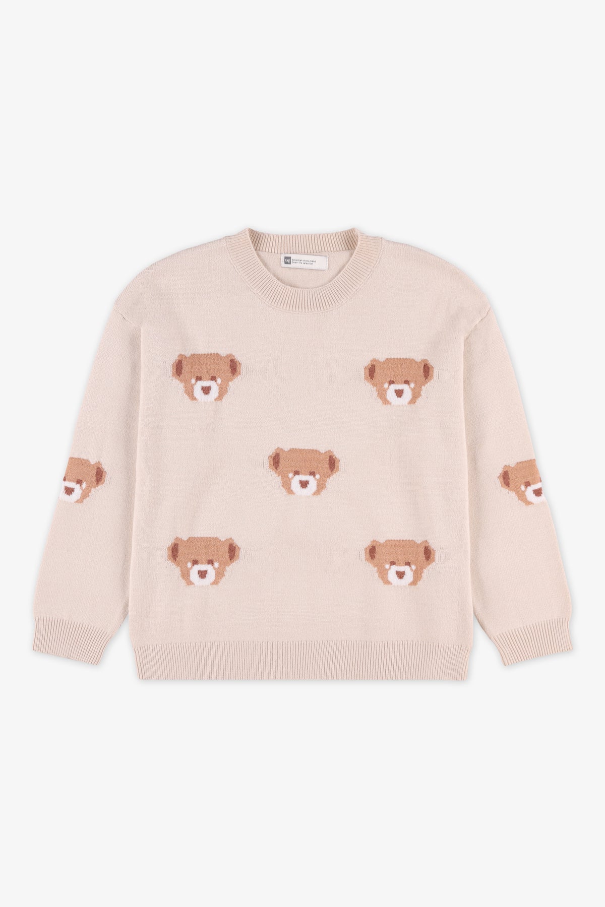 Chandail en tricot - Bébé fille && BLANC CASSÉ/MULTI