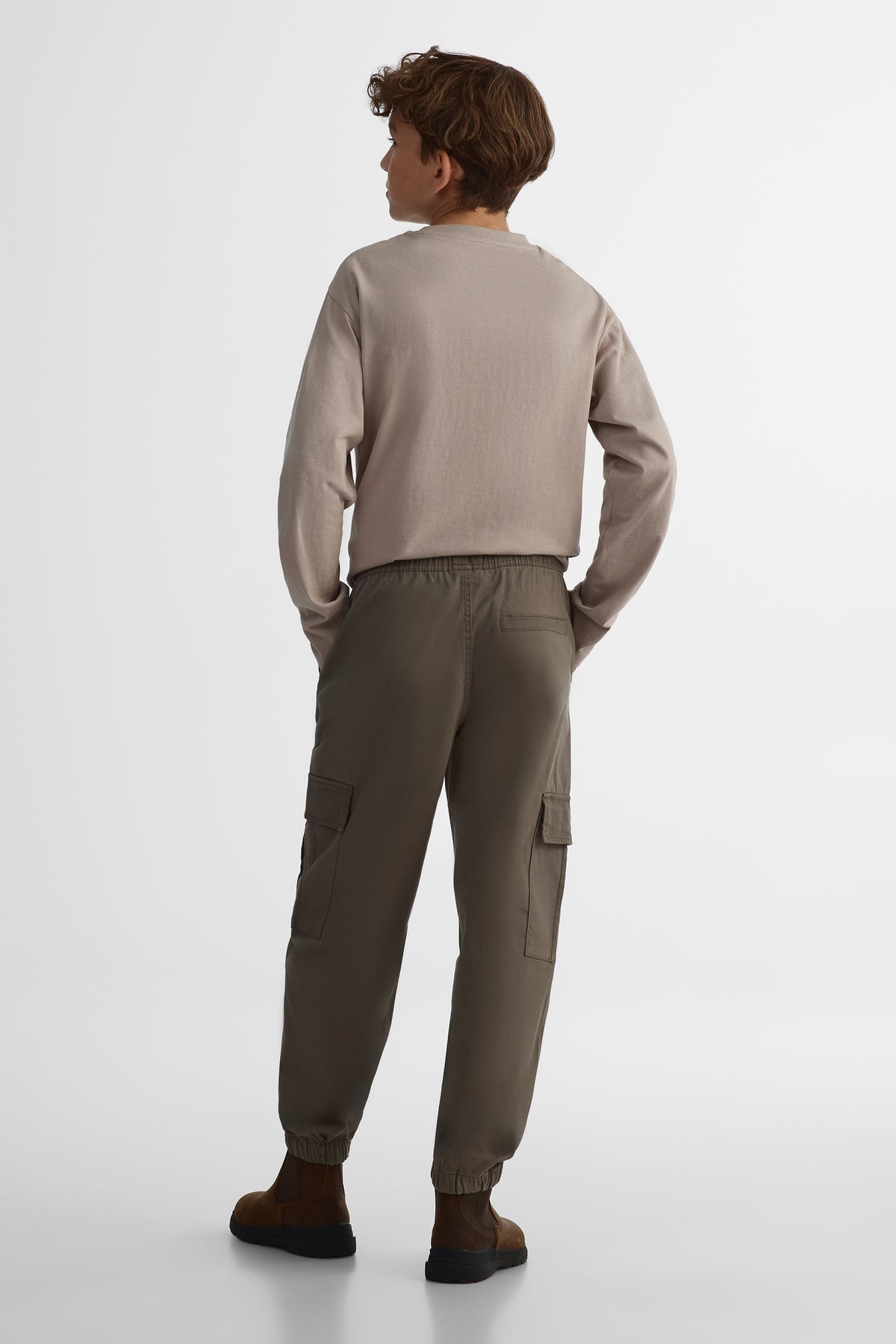 Pantalon extensible - Ado garçon && KAKI