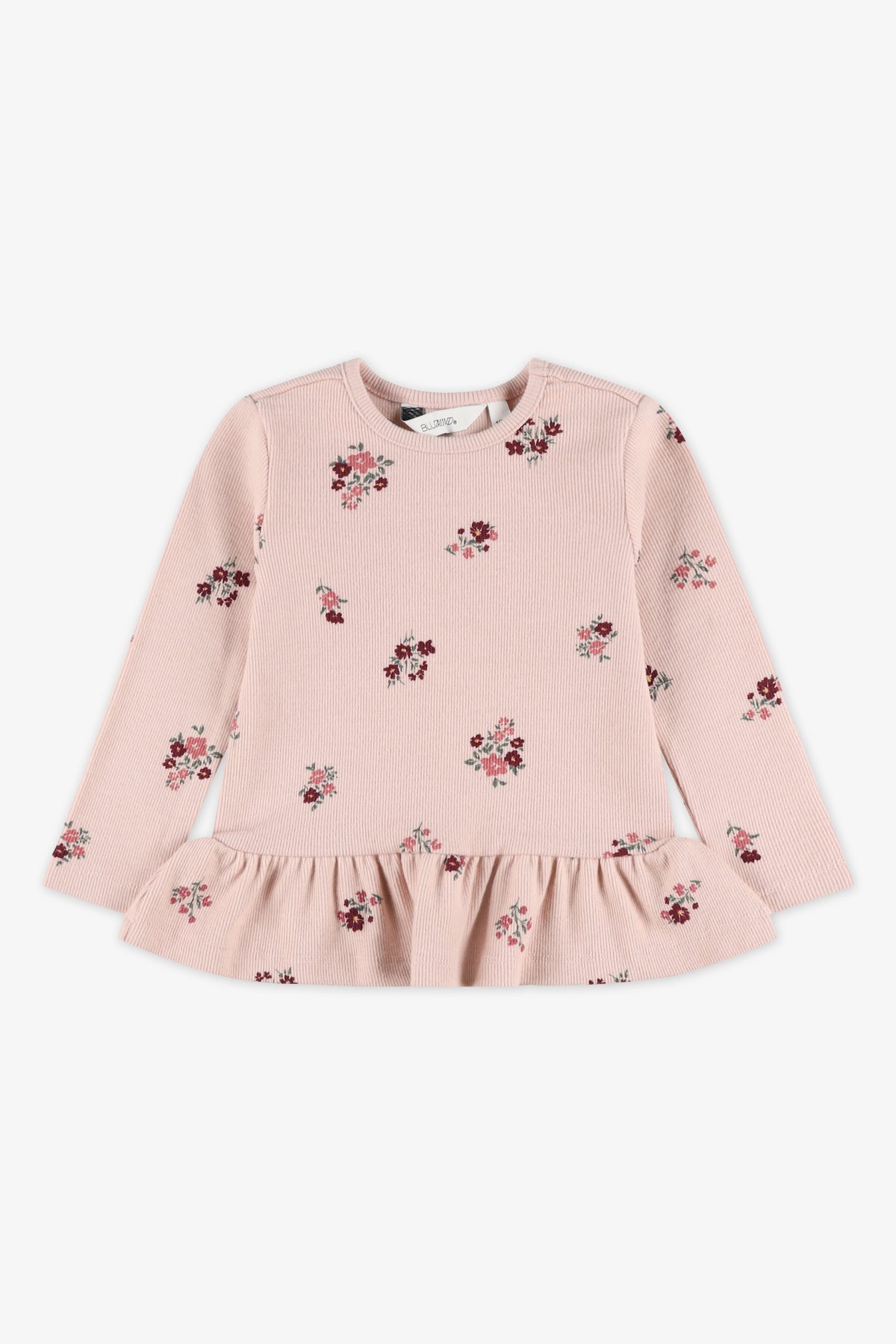 Chandail léger côtelé - Bébé fille && ROSE MULTI