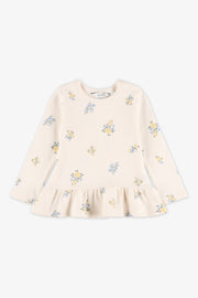 Chandail léger côtelé - Bébé fille && BLANC CASSÉ/MULTI