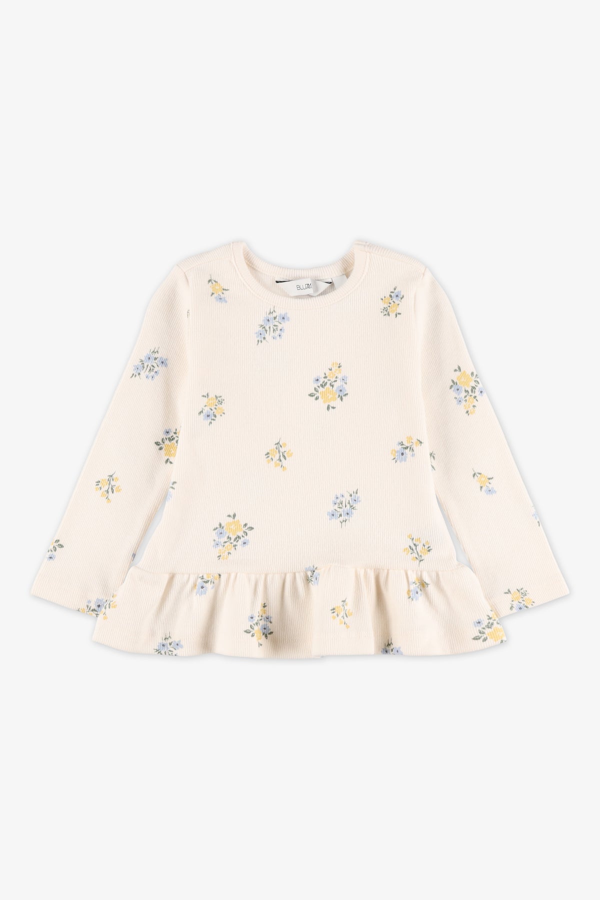 Chandail léger côtelé - Bébé fille && BLANC CASSÉ/MULTI
