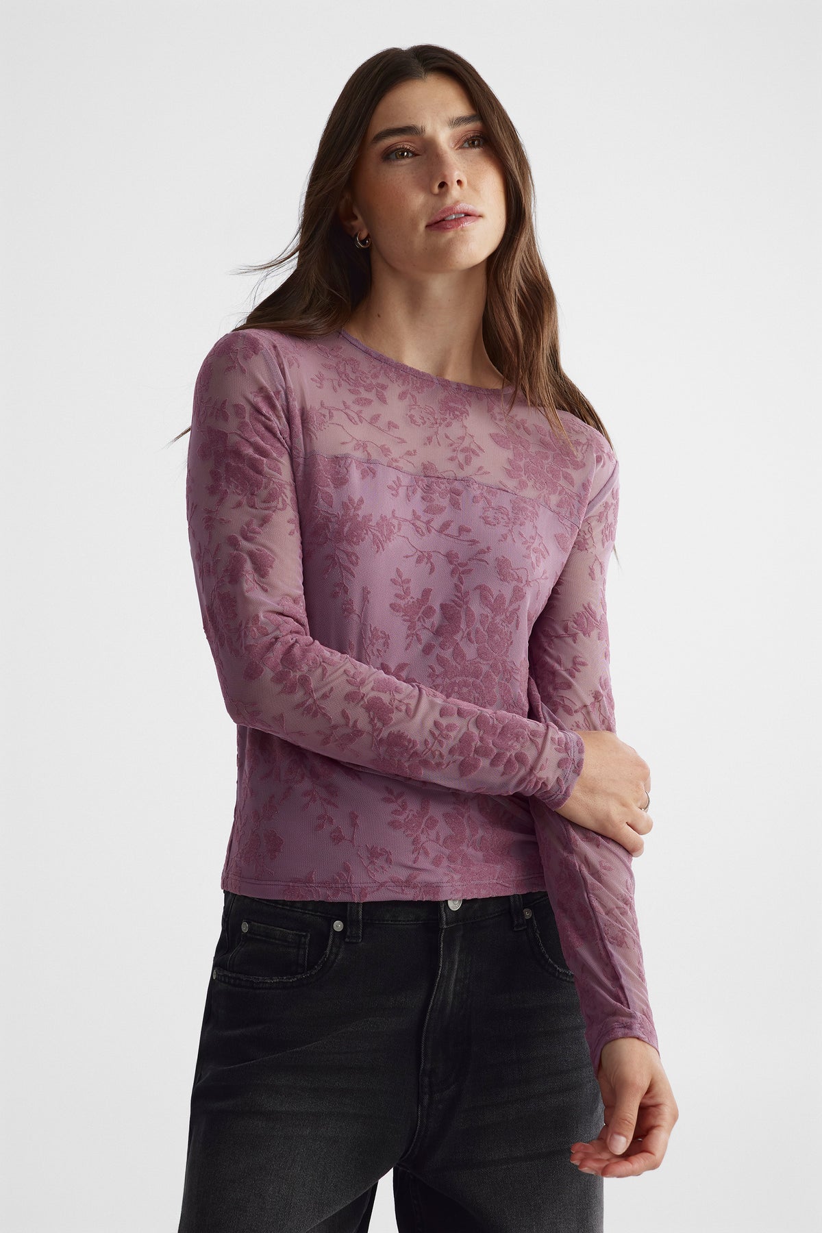 Chandail léger - Femme && MAUVE/MULTI