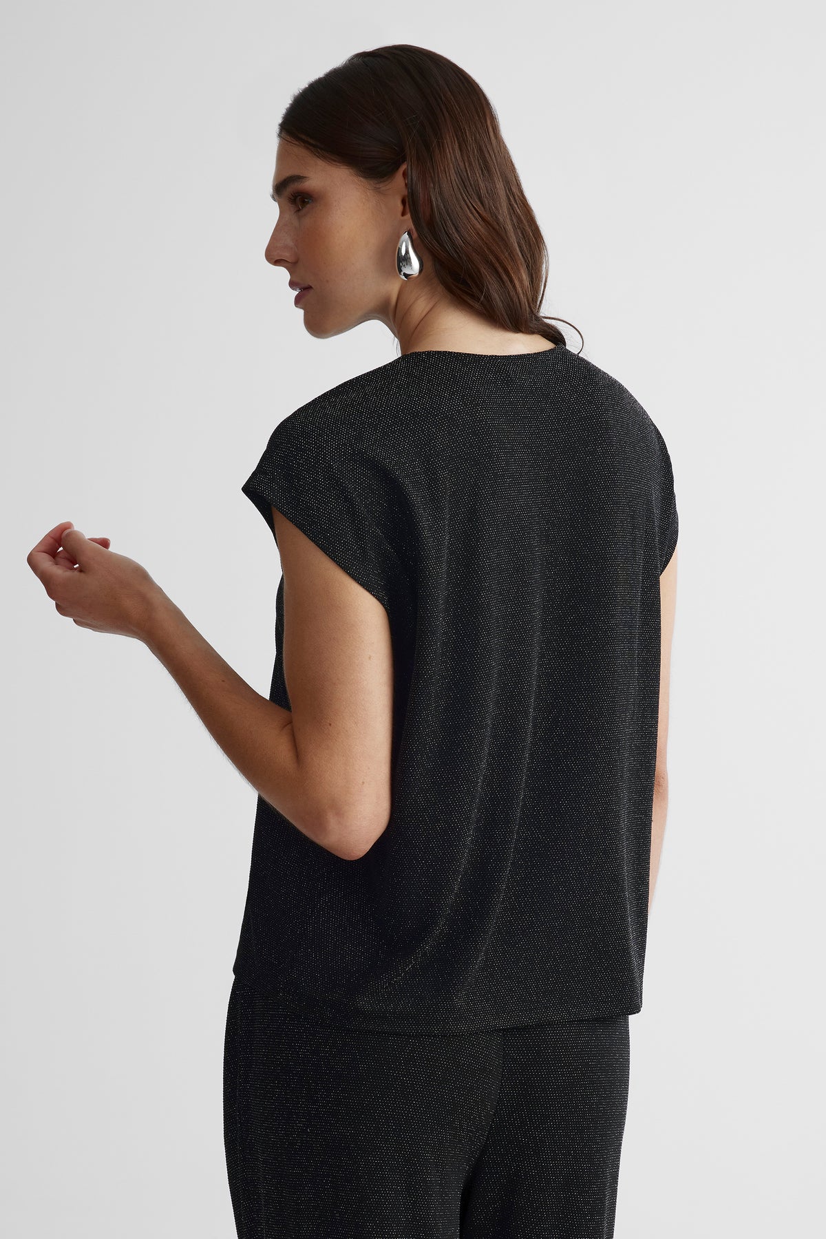 T-shirt extensible - Femme && NOIR