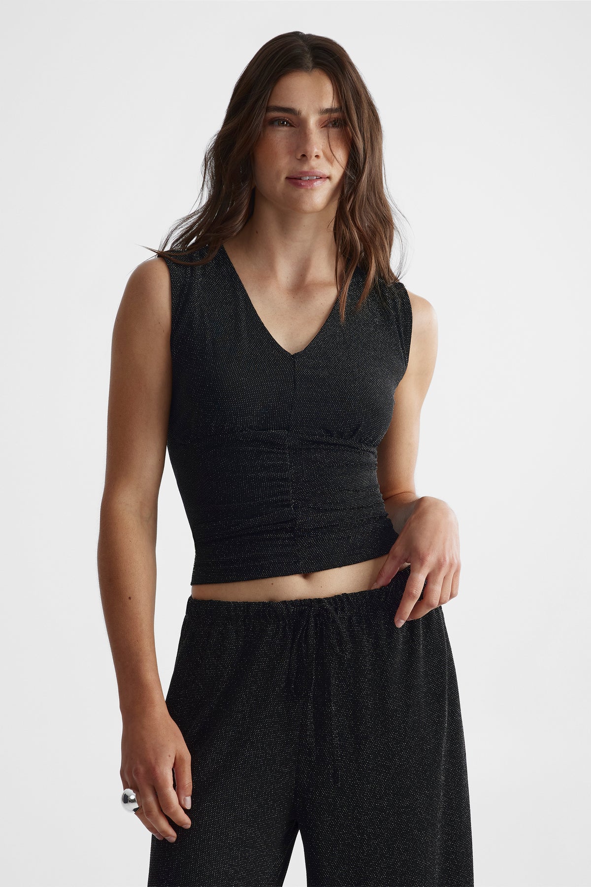 Camisole extensible - Femme && NOIR