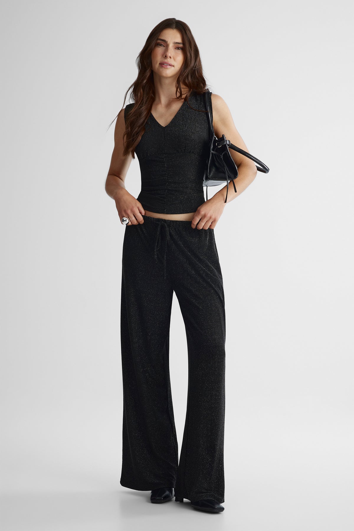 Pantalon extensible - Femme && NOIR