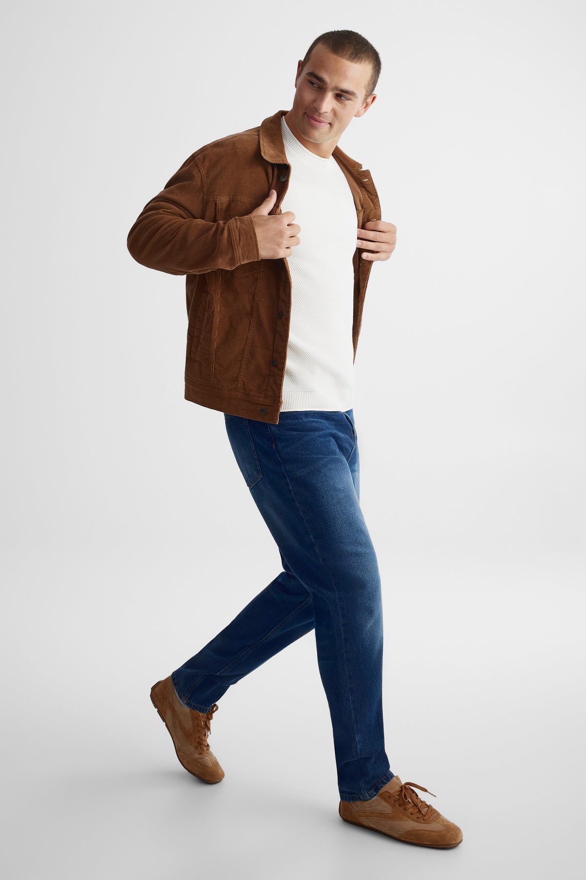 Chandail en tricot - Homme && BEIGE