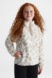 Chandail ouaté - Ado fille && BEIGE/MULTI