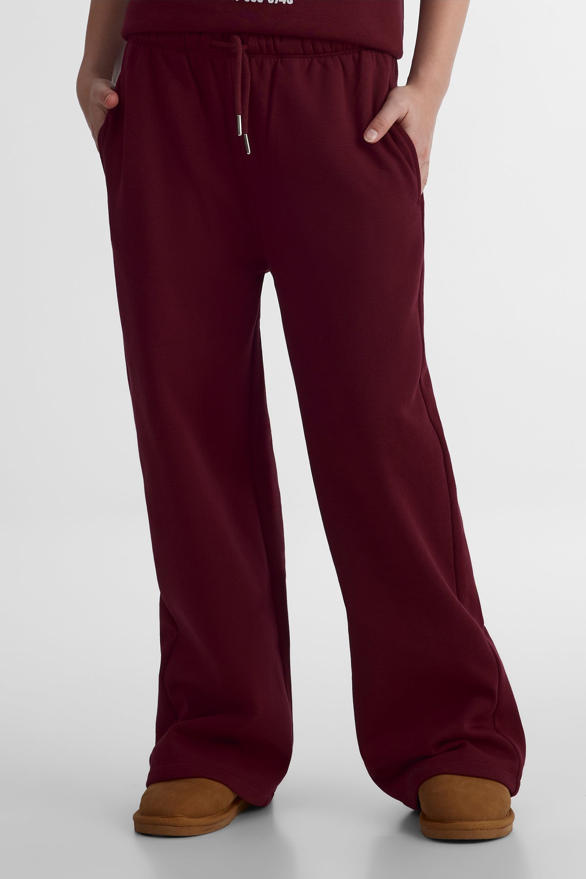 Pantalon douillet - Ado fille && ROUGE VIN