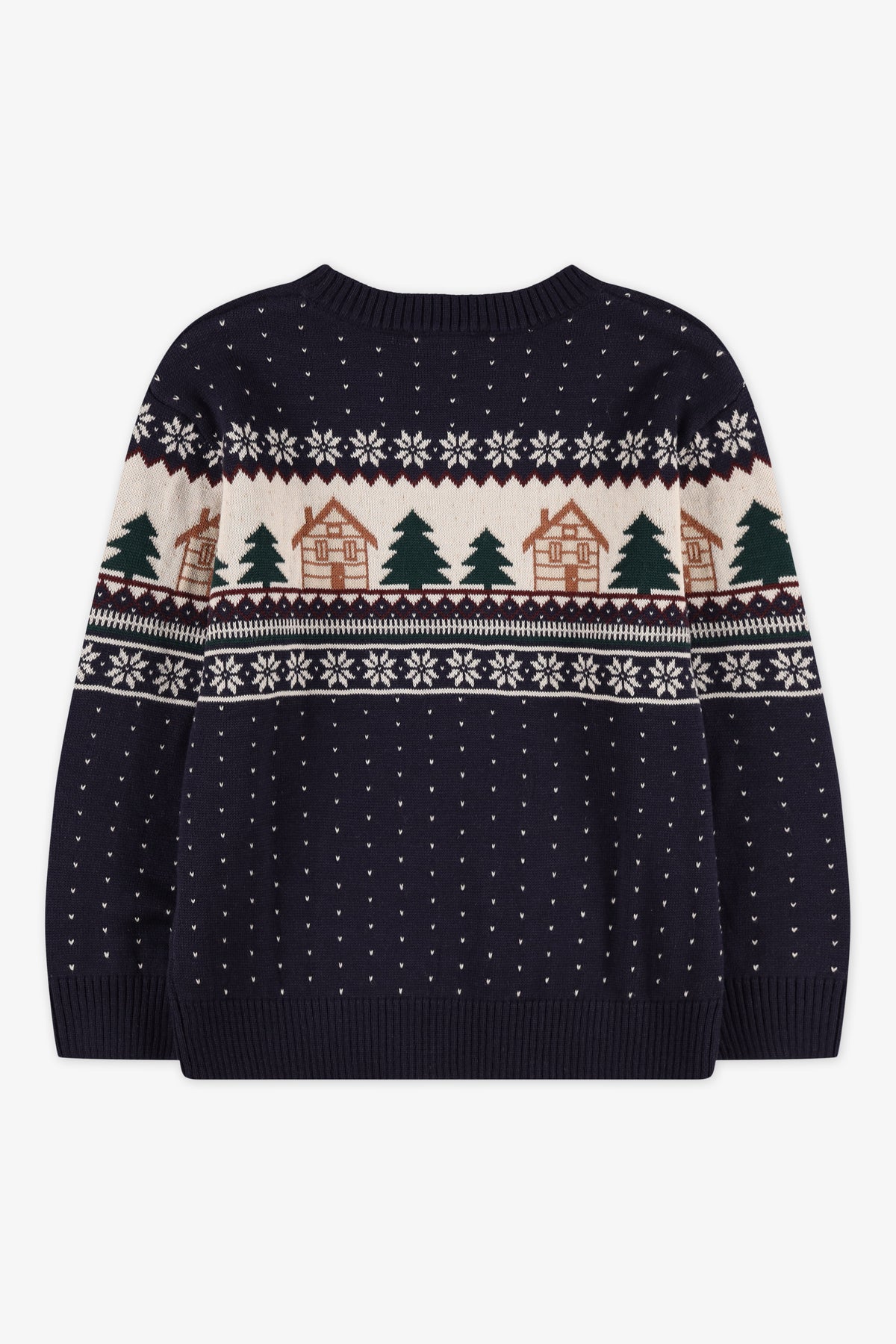 Chandail en tricot imprimé - Enfant garçon && BLEU MULTI