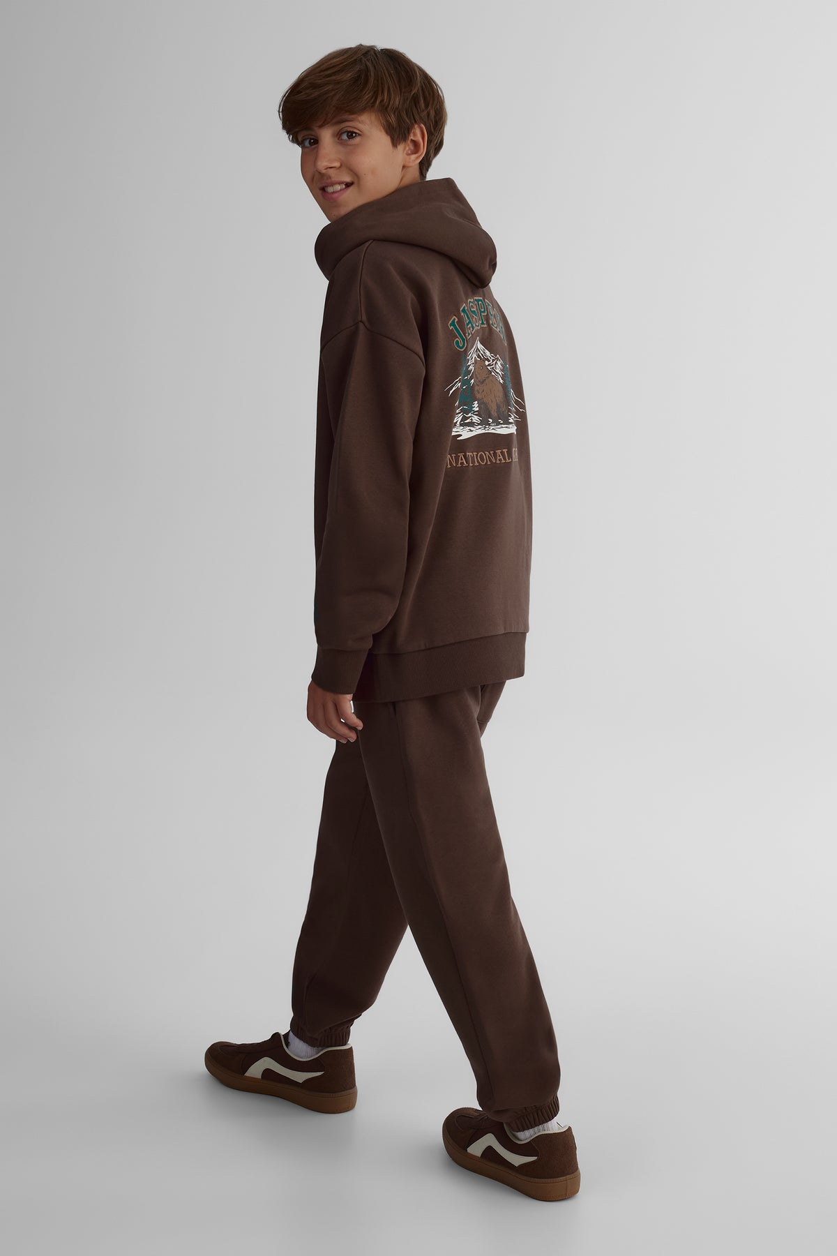 Pantalon douillet - Ado garçon && BRUN
