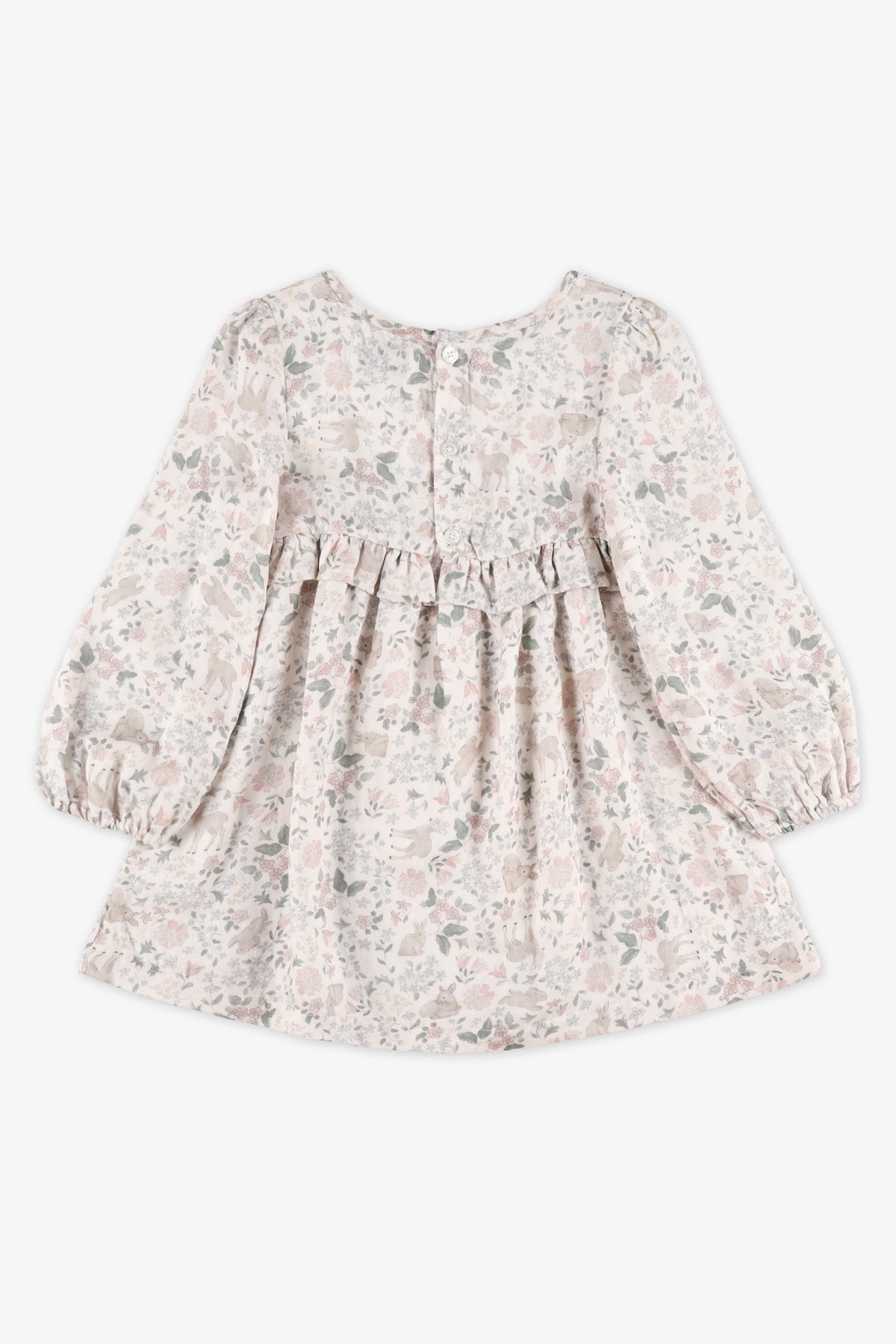 Robe - Enfant fille && BLANC CASSÉ/MULTI
