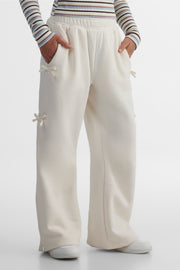 Pantalon douillet - Ado fille && BLANC CASSÉ