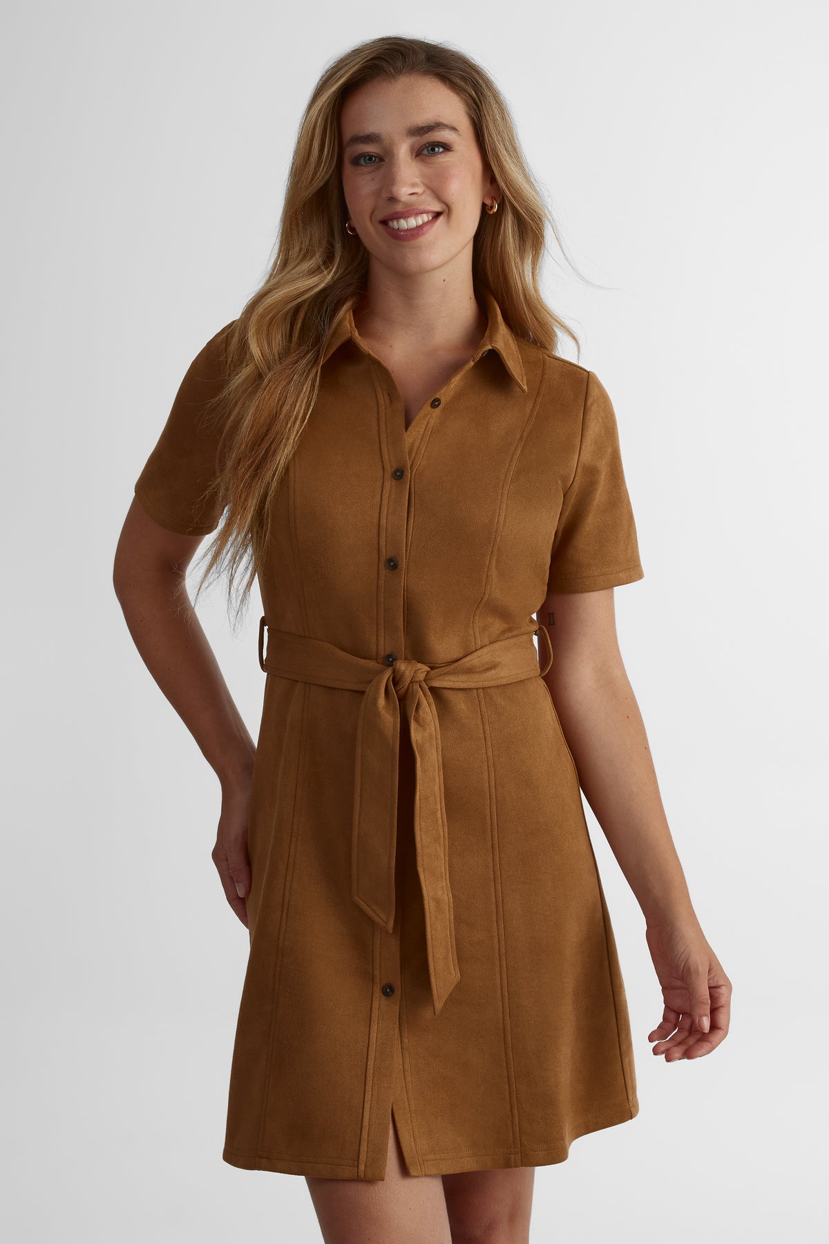Robe extensible - Femme && BRONZÉ