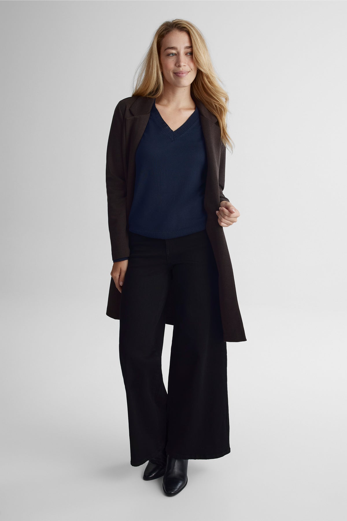 Chandail en tricot - Femme && MARIN