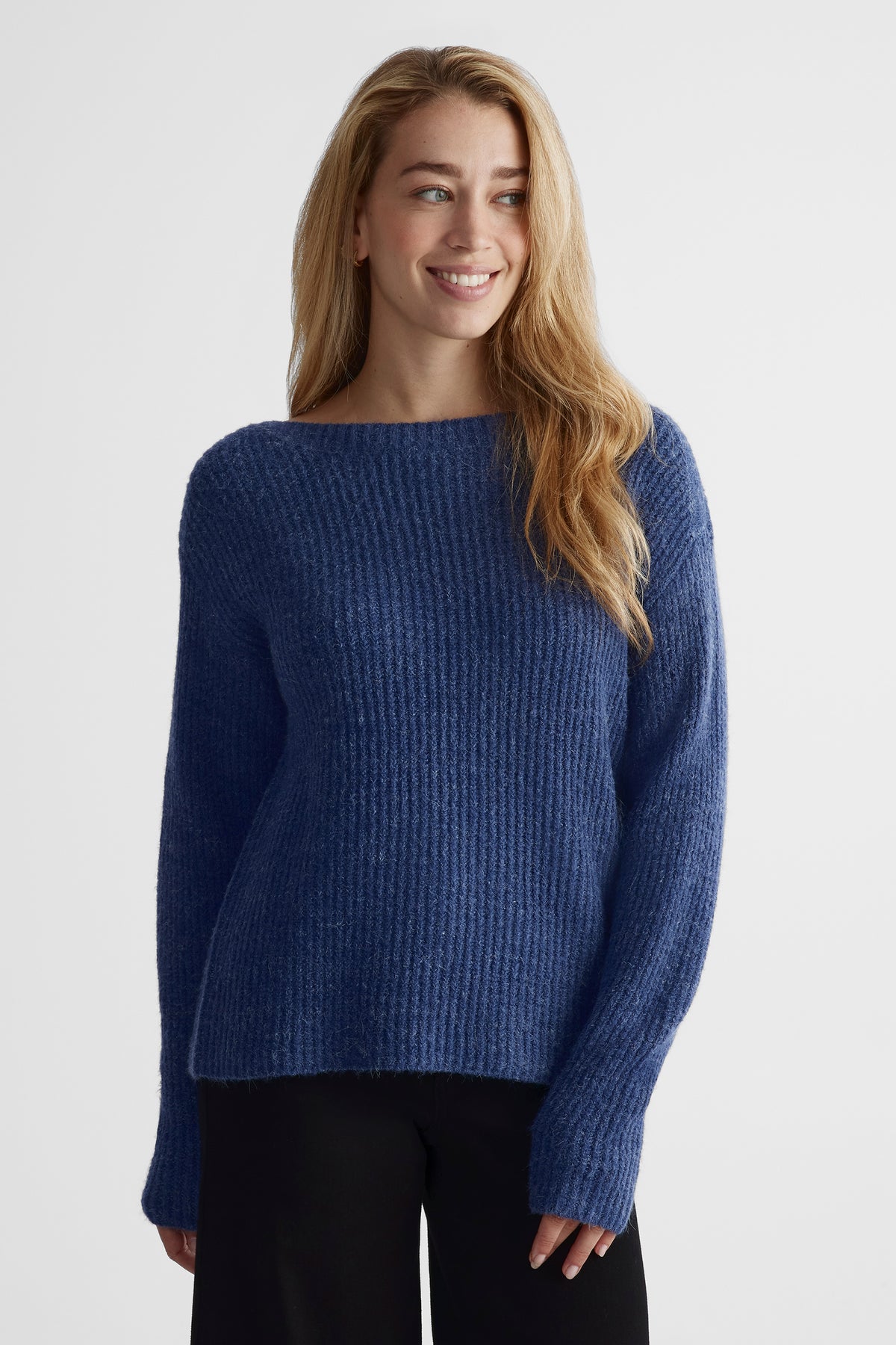 Chandail en tricot extensible - Femme && INDIGO