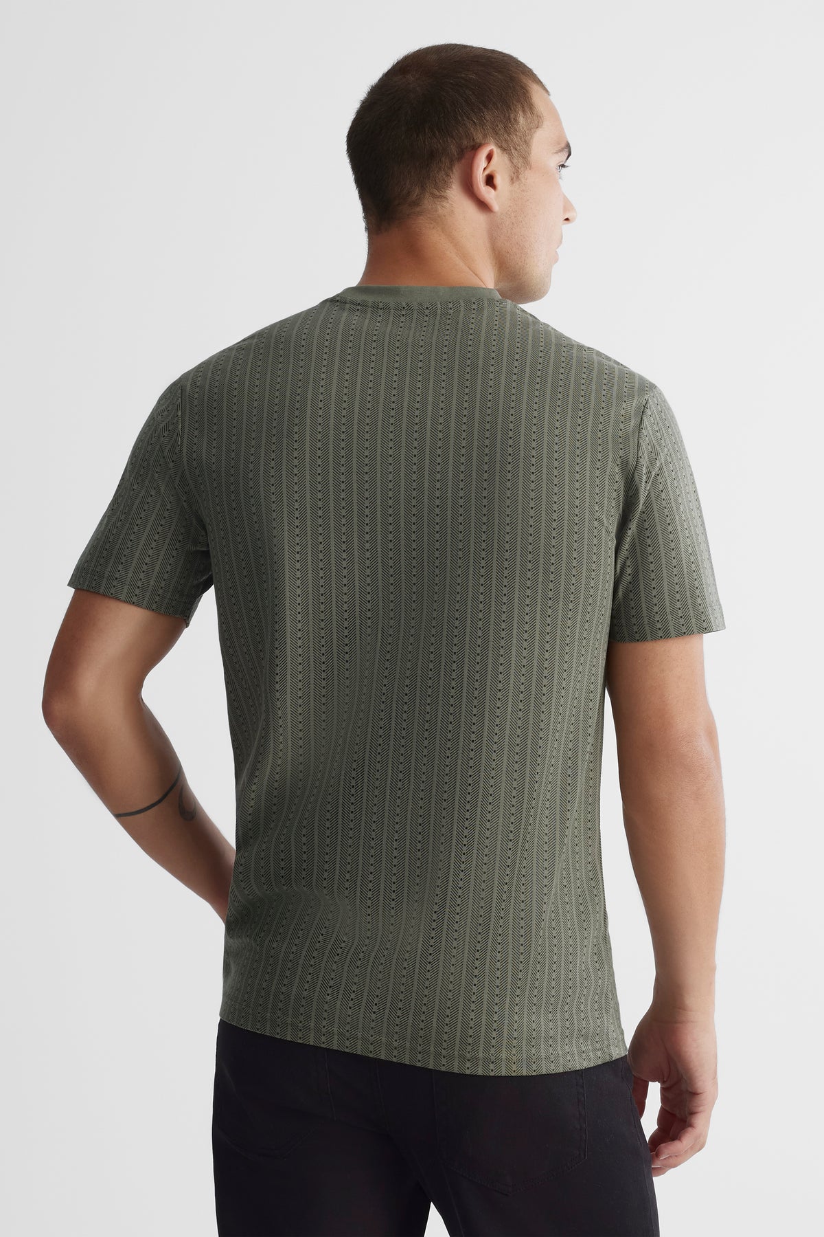 T-shirt 2/30$ - Homme && VERT MULTI