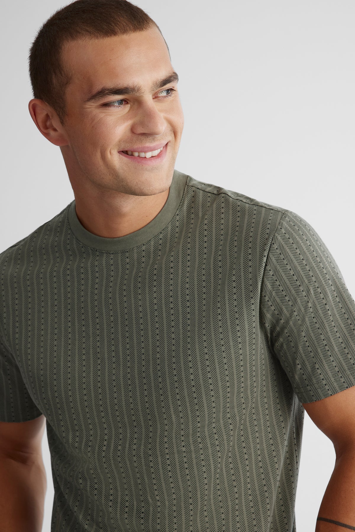 T-shirt 2/30$ - Homme && VERT MULTI