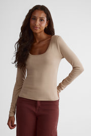 Chandail extensible - Femme && OATMEAL