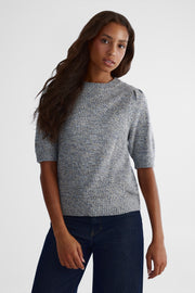 Chandail en tricot confortable - Femme && MARIN/MULTI