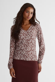 Chandail extensible - Femme && MAUVE/MULTI