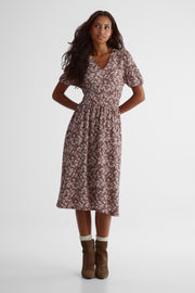 Robe élégante - Femme && MAUVE/MULTI