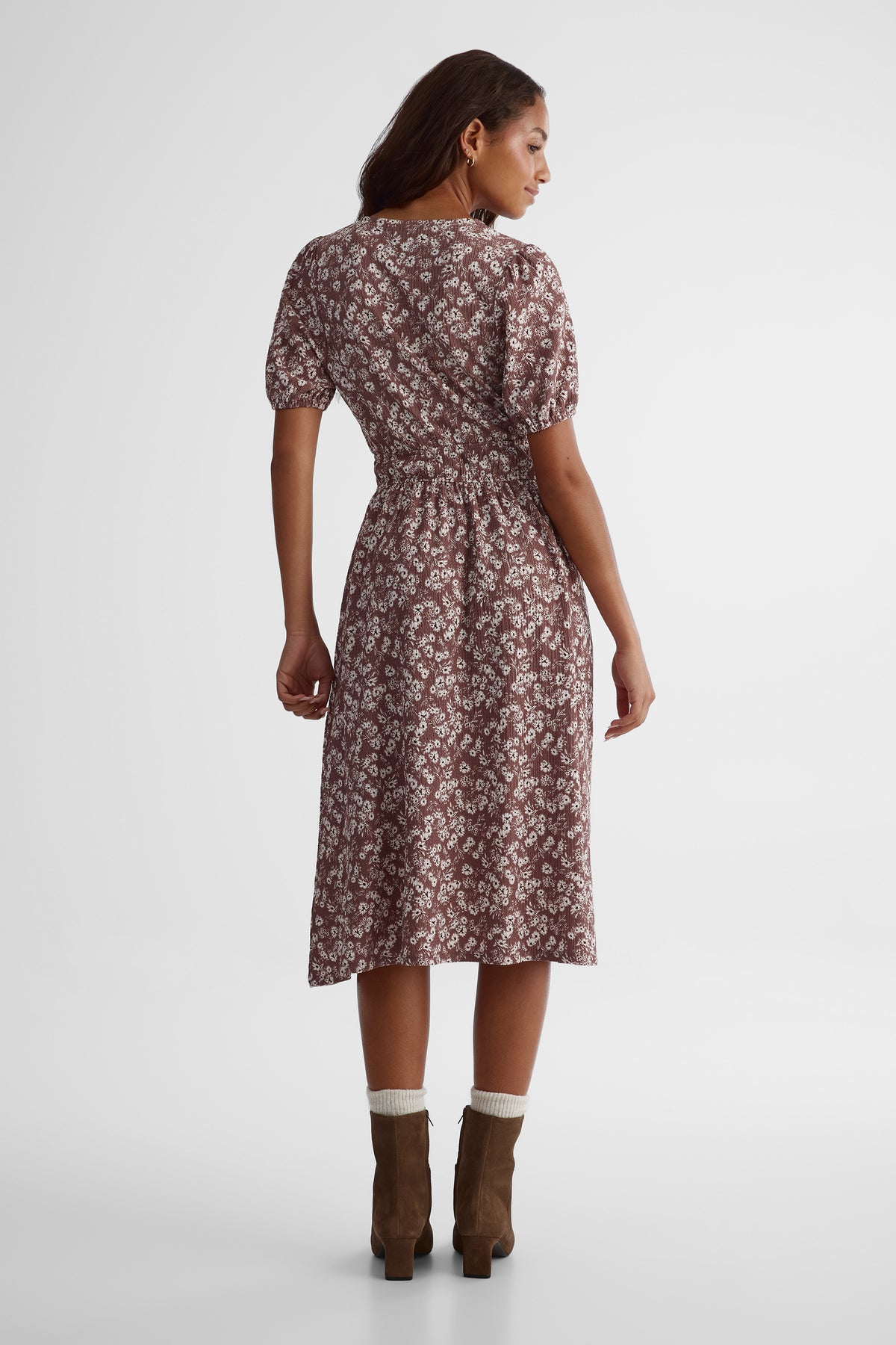 Robe élégante - Femme && MAUVE/MULTI