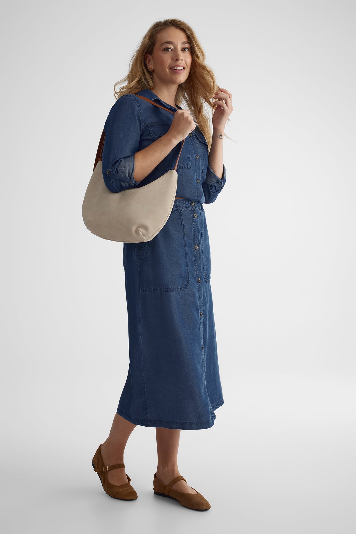 Jupe confortable - Femme && DENIM