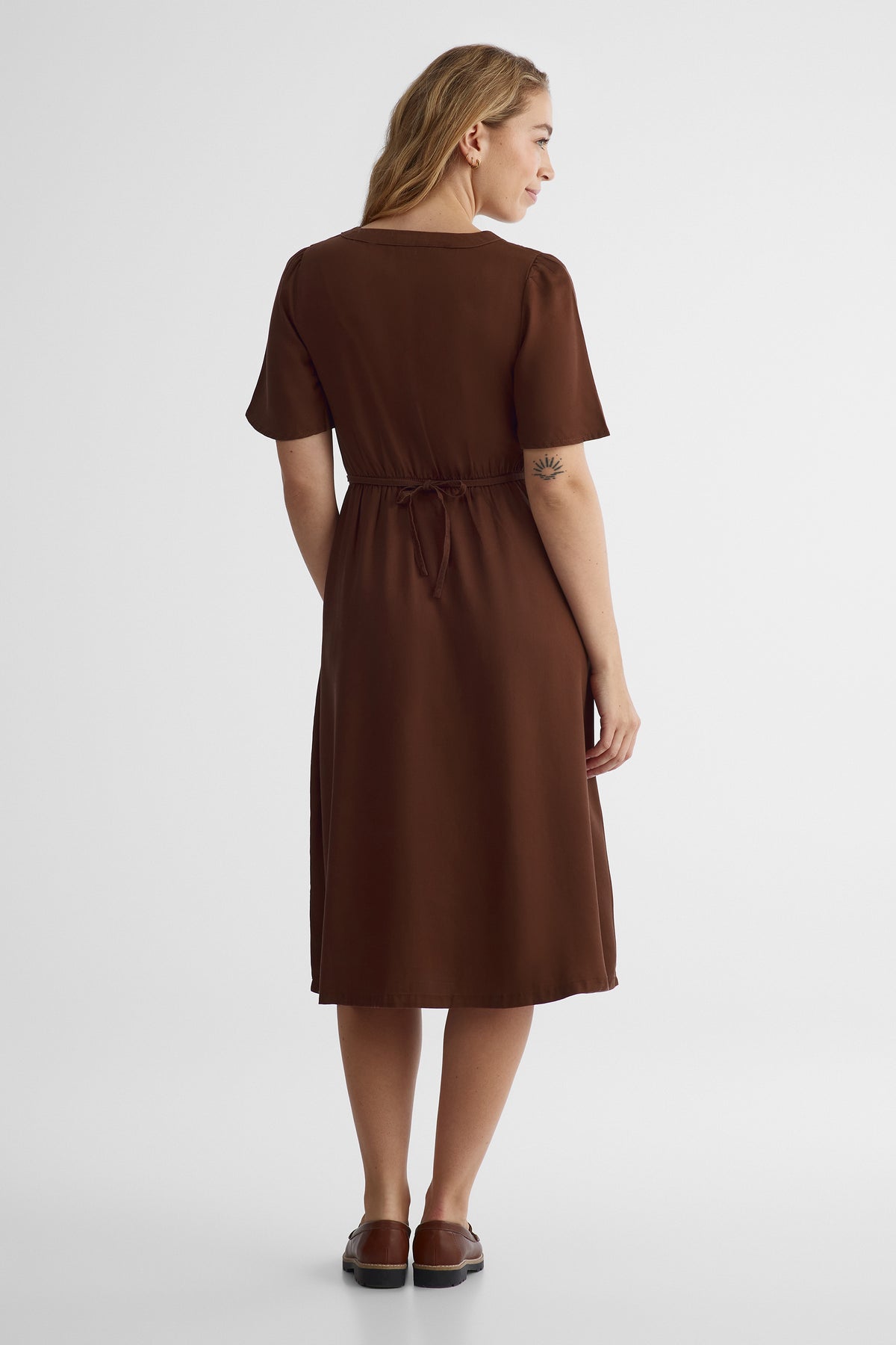 Robe confortable - Femme && BRUN