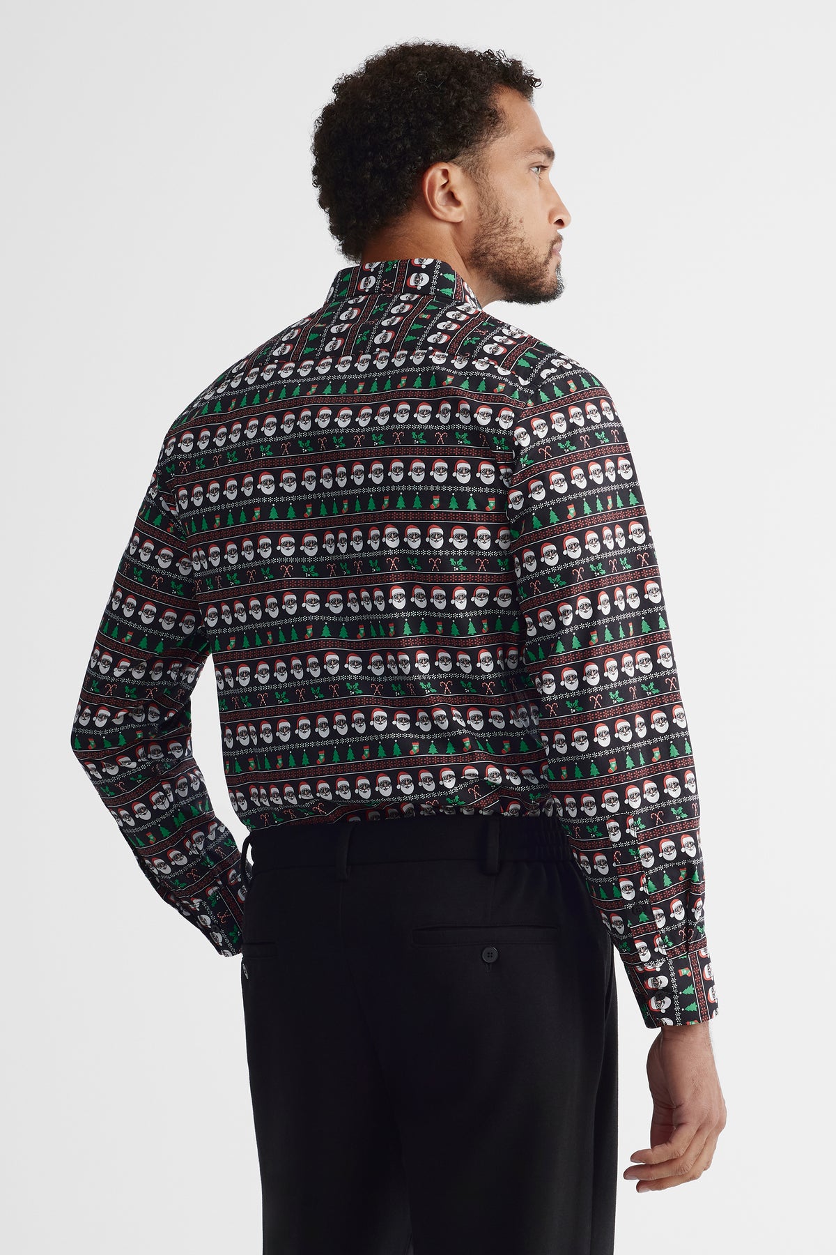Chemise imprimée - Homme && NOIR/MULTI