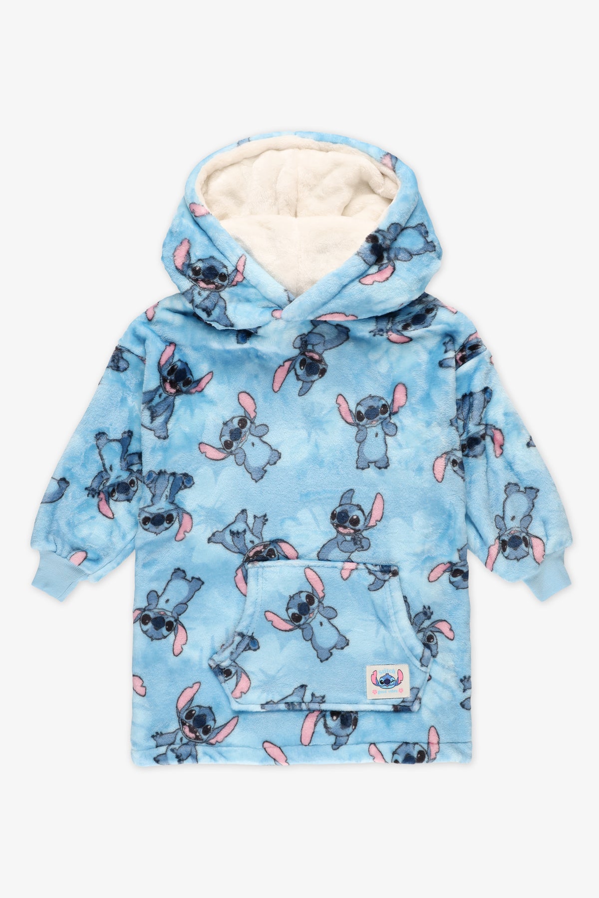 Chandail ouaté à capuchon - Enfant fille && BLEU