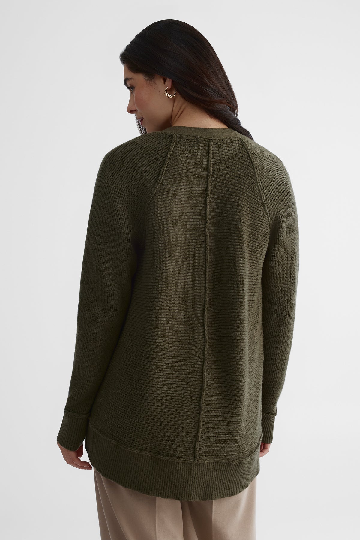 Cardigan confortable - Femme && OLIVE